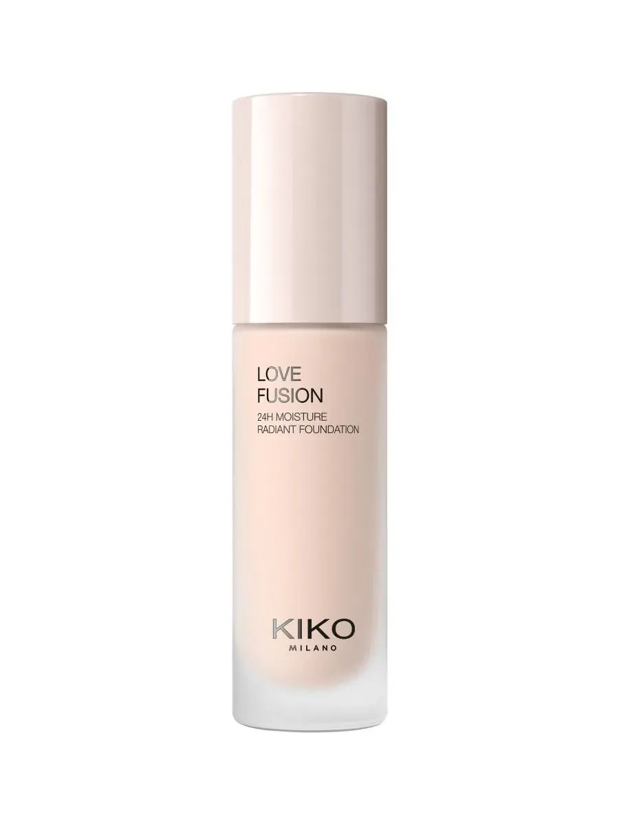 Тональный крем 24-часовое увлажнение, 30 мл, Love Fusion KIKO Milano, 0Nr — изображение 1 из 8