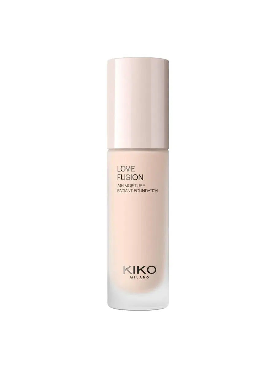 Тональный крем с эффектом сияния Love Fusion 24-Hour Moisture Radiant Foundation, 1.01 oz KIKO — изображение 1 из 8