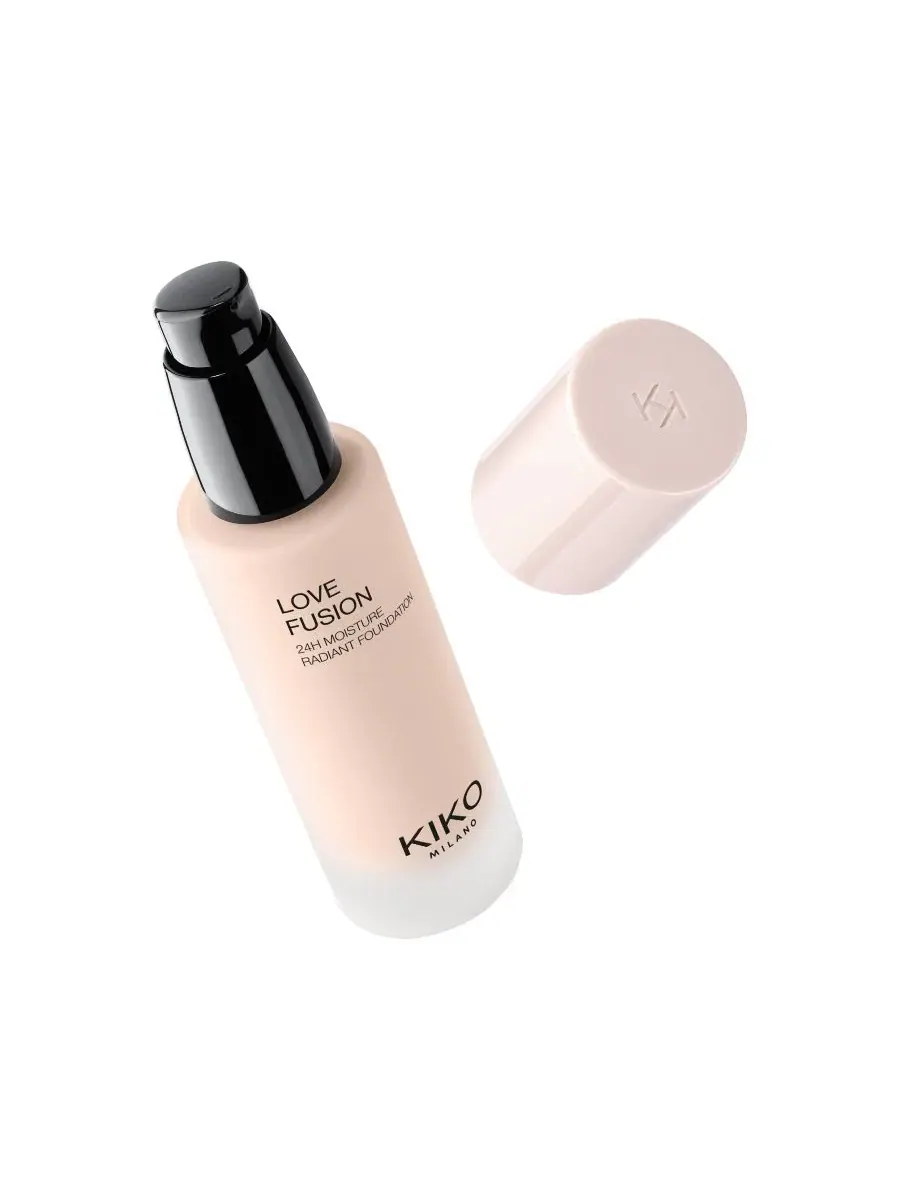 Тональный крем с эффектом сияния Love Fusion 24-Hour Moisture Radiant Foundation, 1.01 oz KIKO — изображение 3 из 8