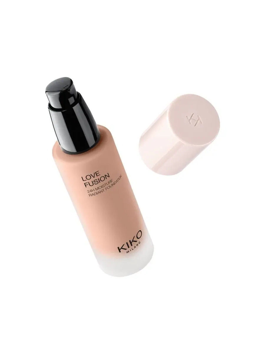 Тональный крем с увлажняющим эффектом, 30 мл, Love Fusion 24-Hour Moisture Radiant Foundation KIKO — изображение 3 из 8