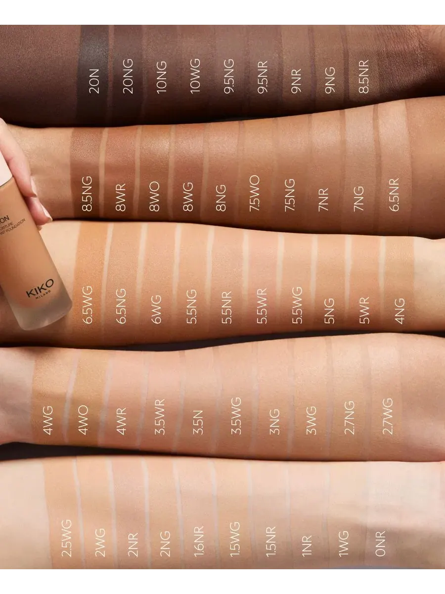 Тональный крем с увлажняющим эффектом, 30 мл, Love Fusion 24-Hour Moisture Radiant Foundation KIKO — изображение 6 из 8