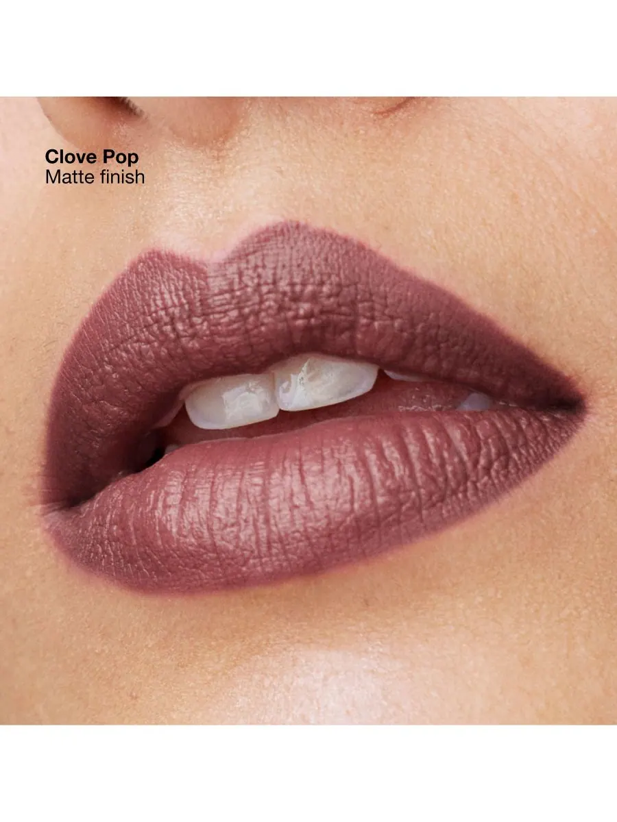 Помада Pop Longwear Matte Lipstick, 0,14 унции Clinique, цвет clove pop — изображение 3 из 10