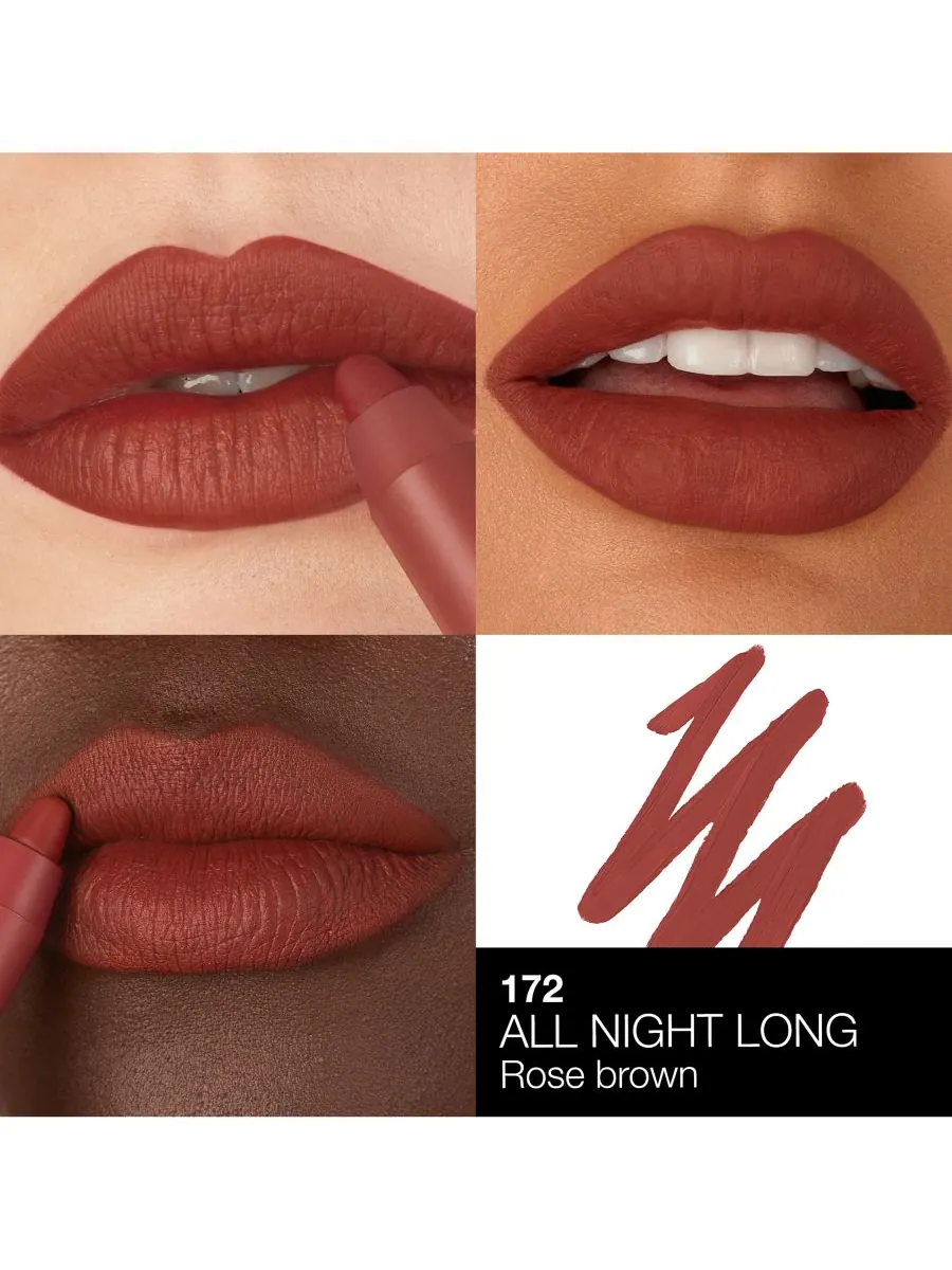 Карандаш для губ Powermatte High-Intensity NARS, цвет 172 all night long — изображение 2 из 10
