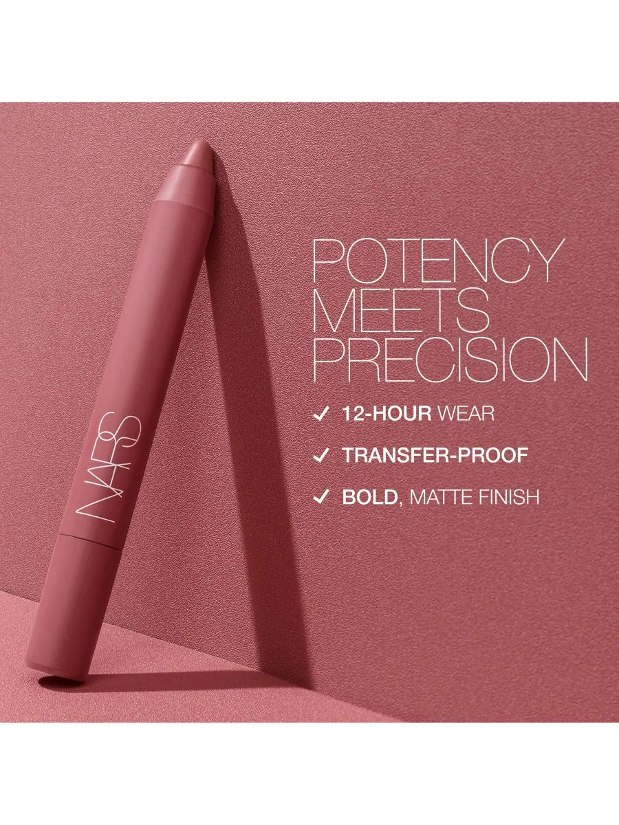 Карандаш для губ Powermatte High-Intensity NARS, цвет 172 all night long — изображение 5 из 10