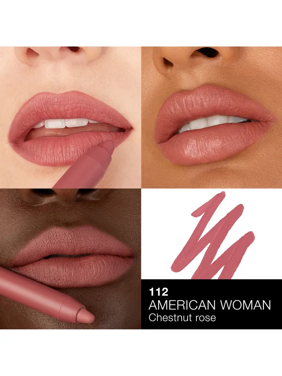 Карандаш для губ Powermatte High-Intensity NARS, цвет 112 american woman — изображение 2 из 10