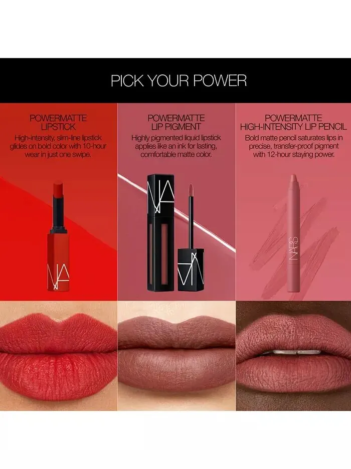 Карандаш для губ Powermatte высокой интенсивности Nars, цвет 888 Dolce Vita — изображение 10 из 12