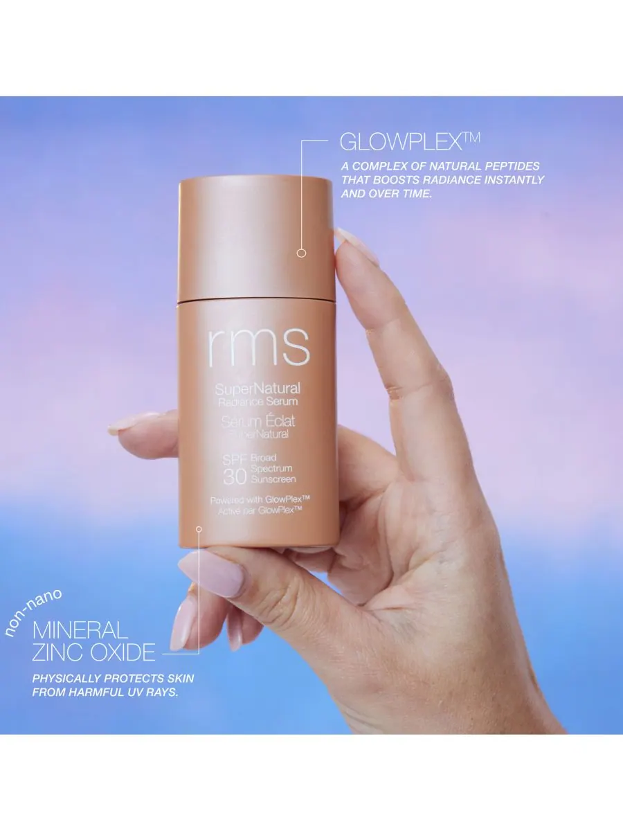 Сыворотка RMS Beauty — Для сияния кожи SuperNatural Radiance Serum с солнцезащитным фактором SPF — изображение 4 из 10