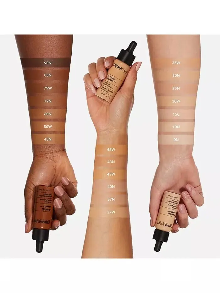 Многофункциональная жидкая основа Flawless Creator, 1 унция Dermablend, цвет 50W — изображение 8 из 10
