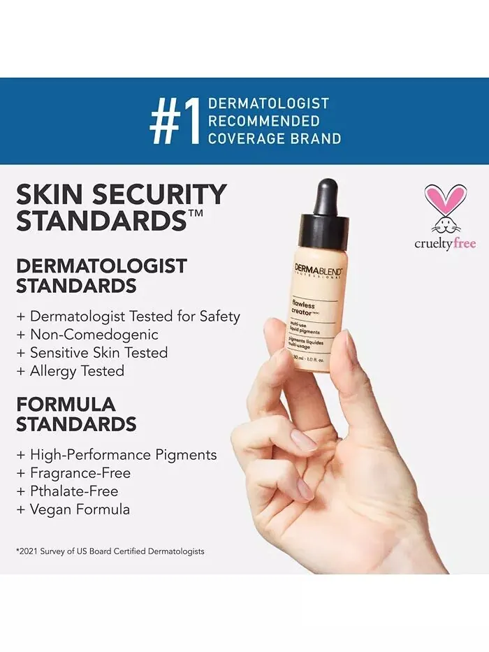 Многофункциональная жидкая основа Flawless Creator, 1 унция Dermablend, цвет 60N — изображение 7 из 10