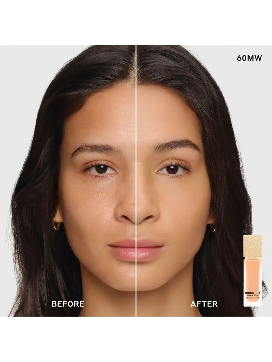 Тональный крем Beyond Wear Perfecting Matte Foundation, 1 унция Burberry, 60 Medium Warm — изображение 3 из 10