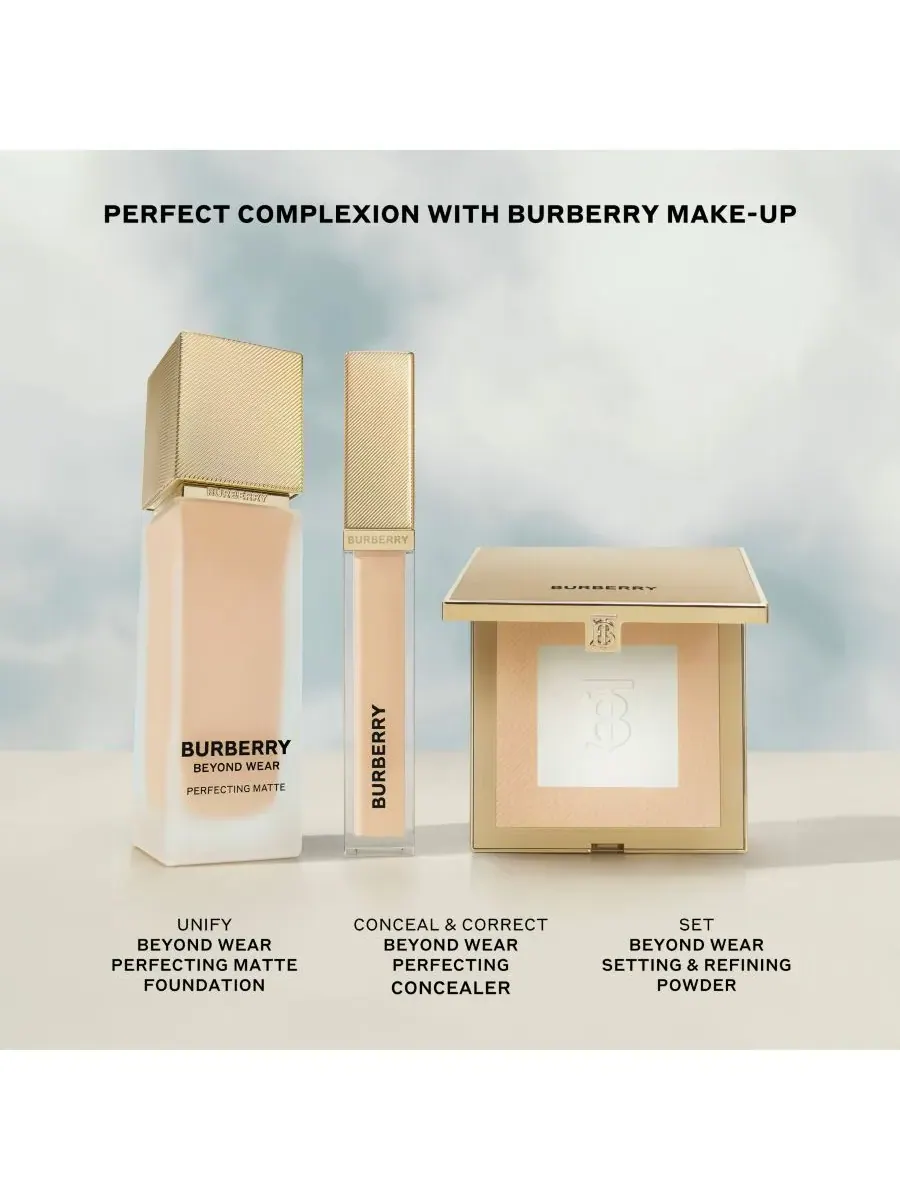Тональный крем Beyond Wear Perfecting Matte Foundation, 1 унция Burberry, 60 Medium Warm — изображение 8 из 10