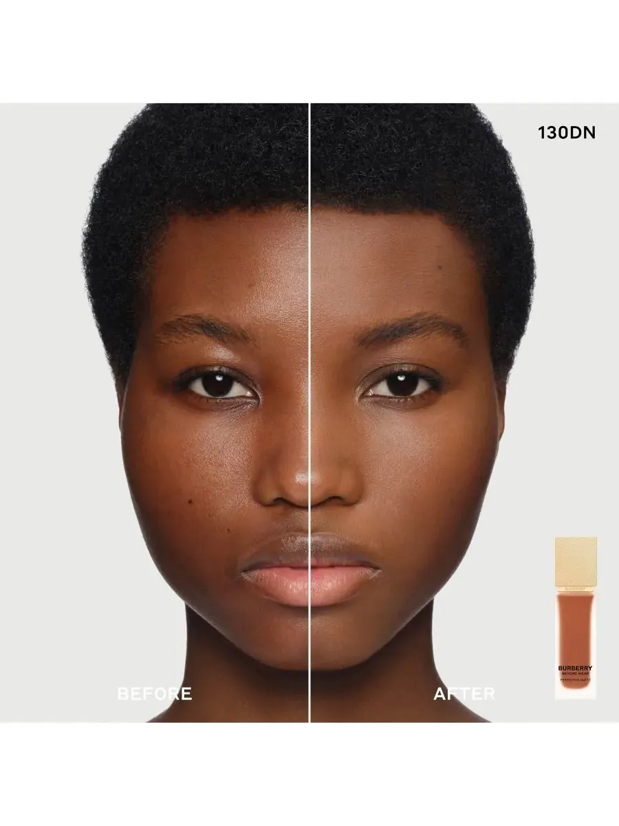 Тональный крем Beyond Wear Perfecting Matte Foundation, 1 унция Burberry, 130 Deep Neutral — изображение 3 из 10