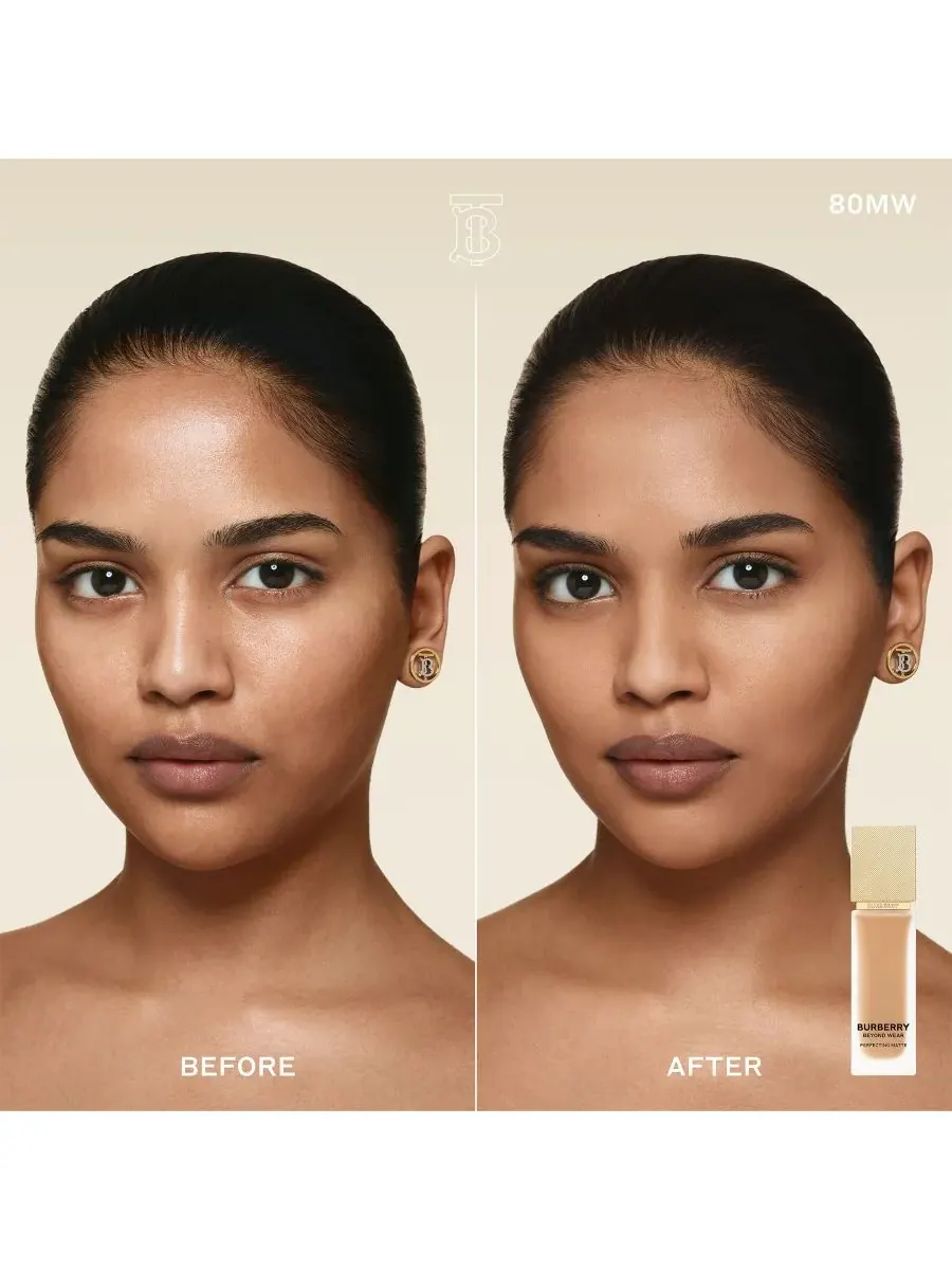 Тональный крем Beyond Wear Perfecting Matte Foundation, 1 унция Burberry, 70 Medium Warm — изображение 3 из 10