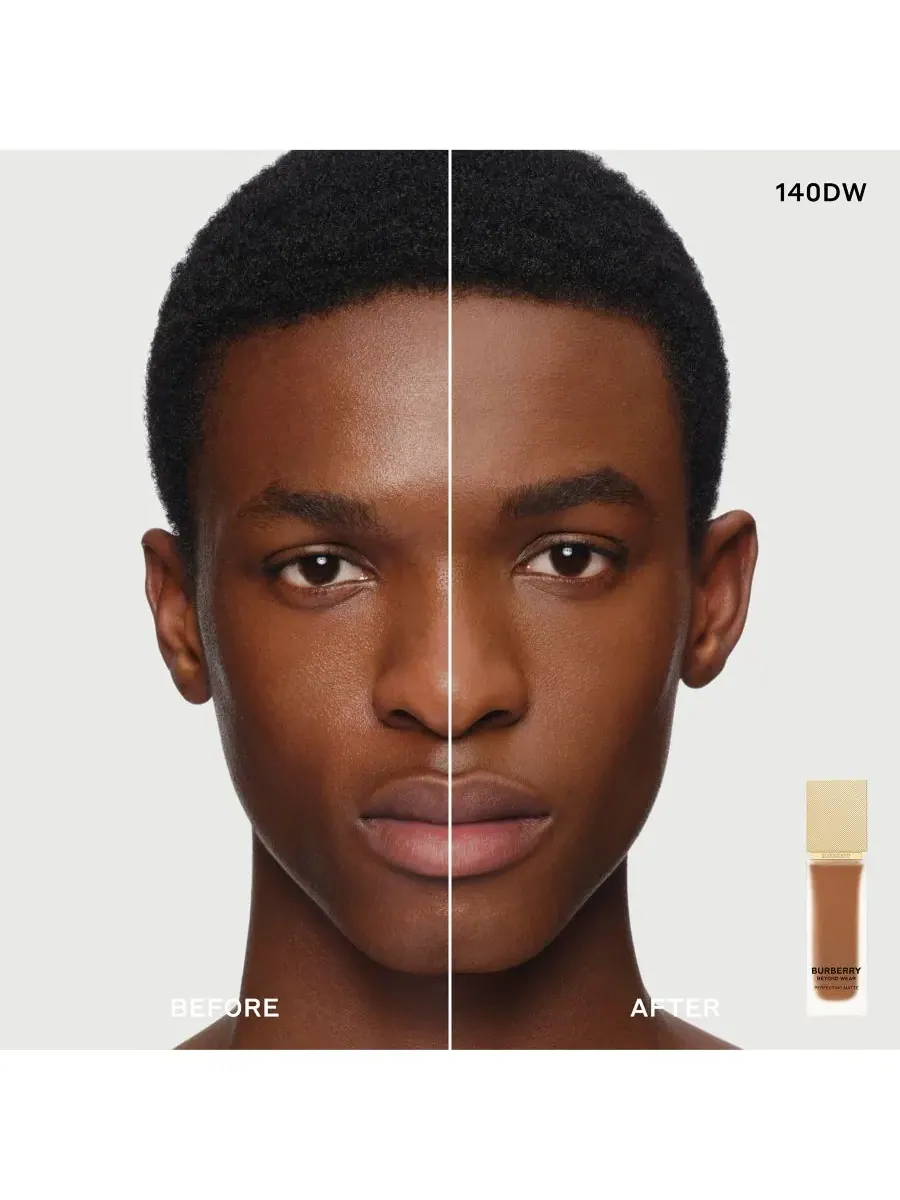 Тональный крем Beyond Wear Perfecting Matte Foundation, 1 унция Burberry, 140 Deep Warm — изображение 3 из 10