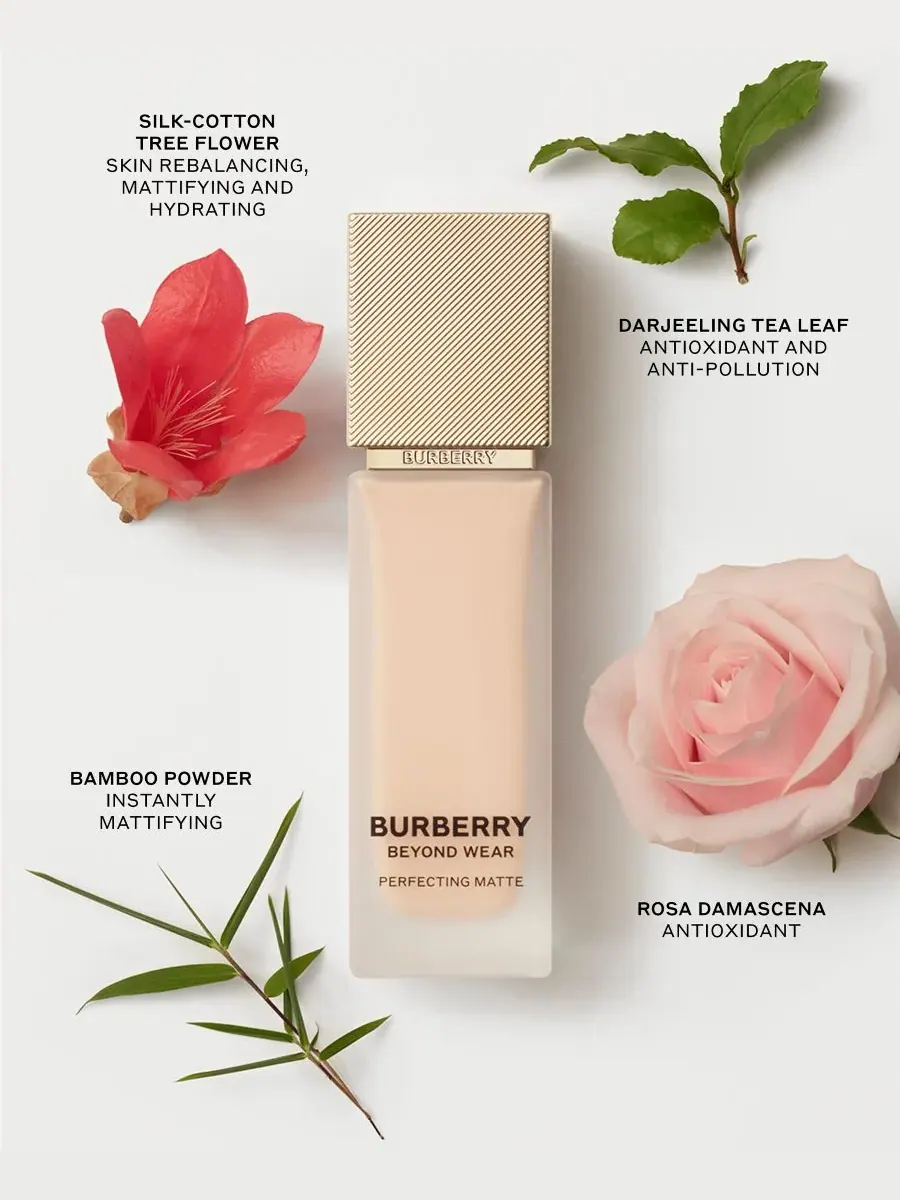 Тональный крем Beyond Wear Perfecting Matte Foundation, 1 унция Burberry, 115 Medium Deep Cool — изображение 6 из 10