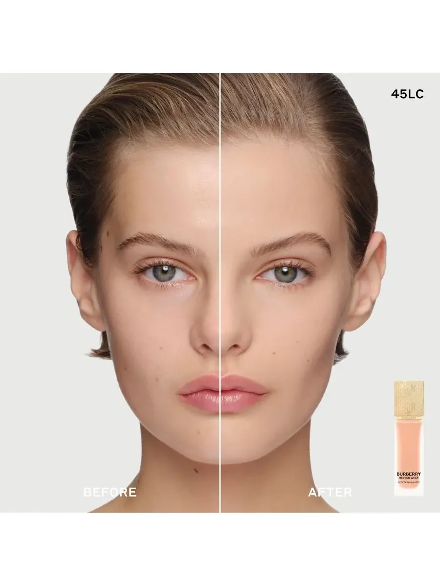 Тональный крем Beyond Wear Perfecting Matte Foundation, 1 унция Burberry, 45 светлый-cool — изображение 3 из 10