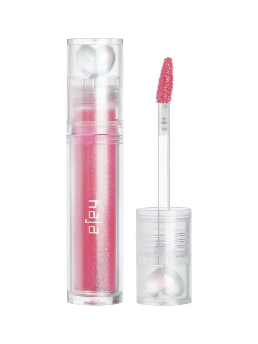 Увлажняющий и увеличивающий объем блеск для губ Juicy Glass, 4 г Kaja, pomegranate crush — без цвета