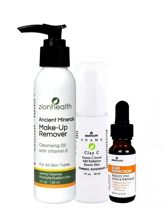 Набор Zion Health — Day For Myself: очищающее масло для снятия макияжа 4 унции + сыворотка Daily