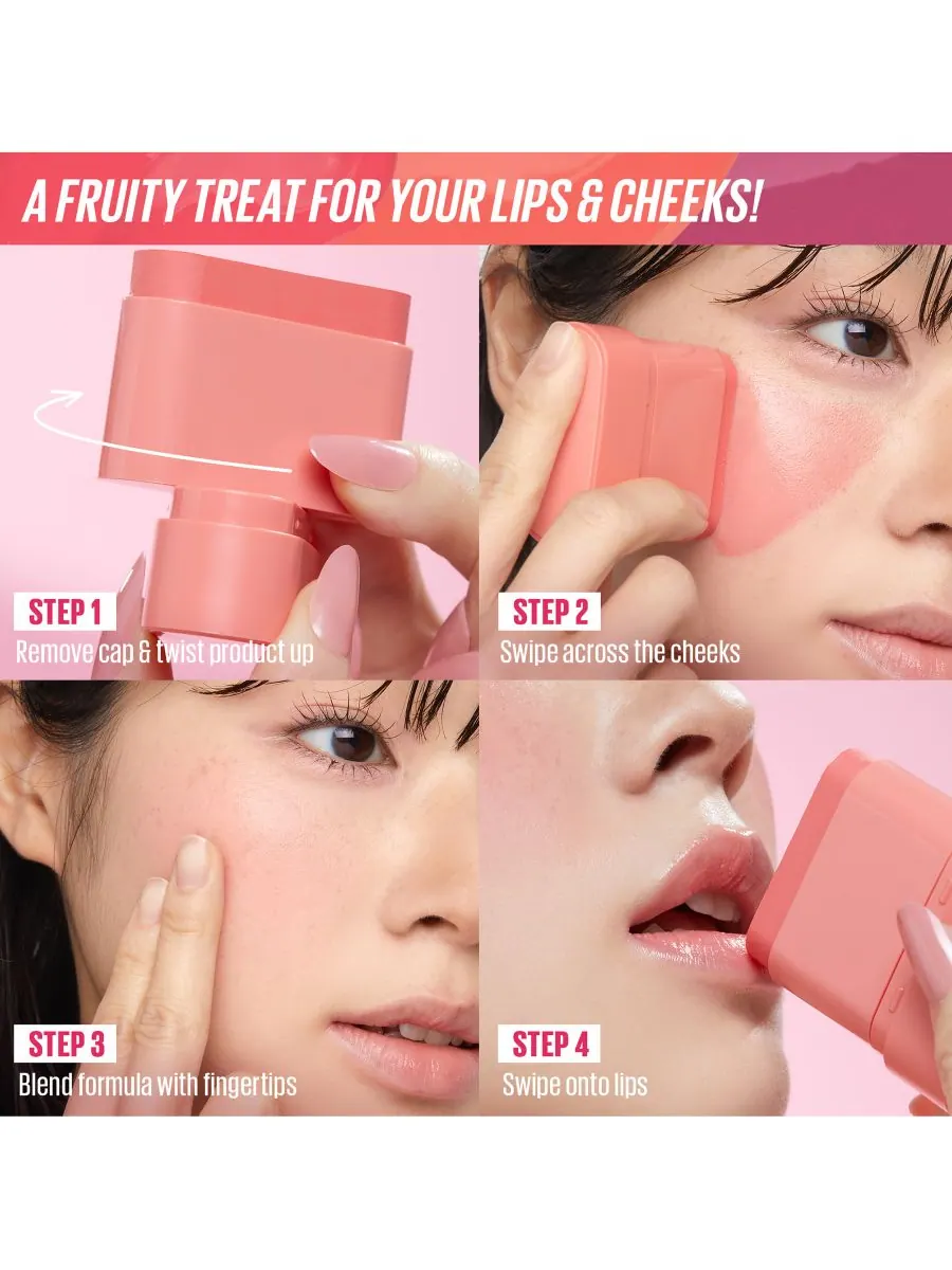 Румяна и бальзам для губ Dewy Bar Kaja, цвет berry sparkler — изображение 5 из 8