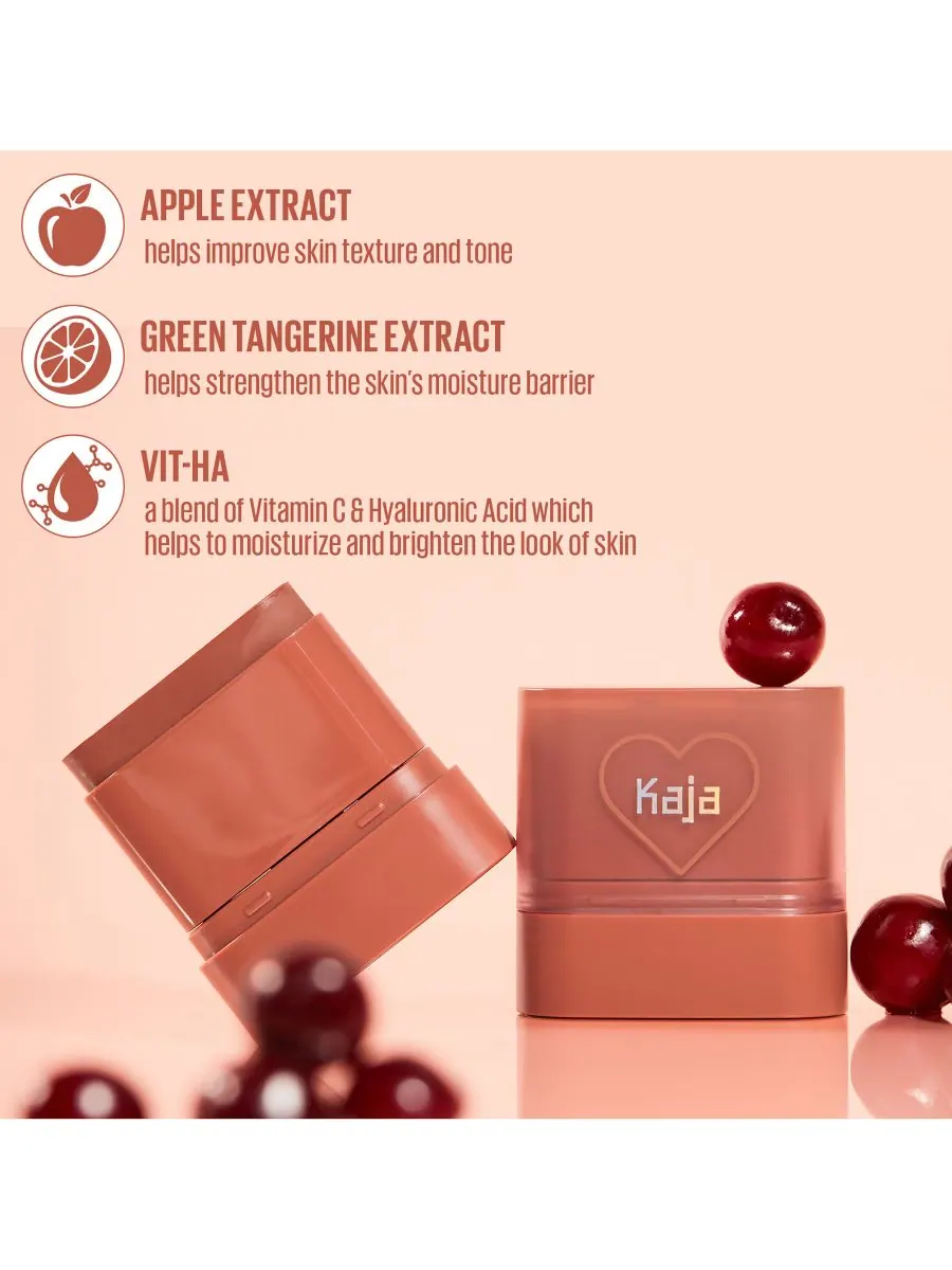 Румяна и бальзам для губ Dewy Bar Kaja, цвет cranberry cooler — изображение 7 из 10