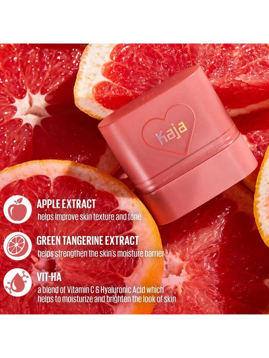 Румяна и бальзам для губ Dewy Bar Kaja, цвет grapefruit gelato — изображение 8 из 10