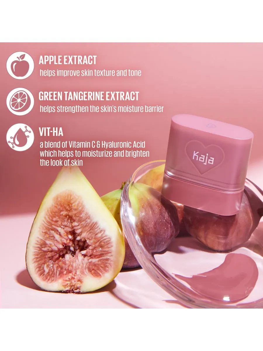 Румяна и бальзам для губ Dewy Bar Kaja, цвет fig smoothie — изображение 7 из 10