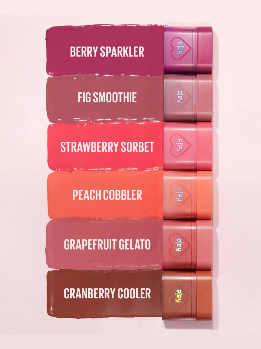 Румяна и бальзам для губ Dewy Bar Kaja, цвет fig smoothie — изображение 8 из 10