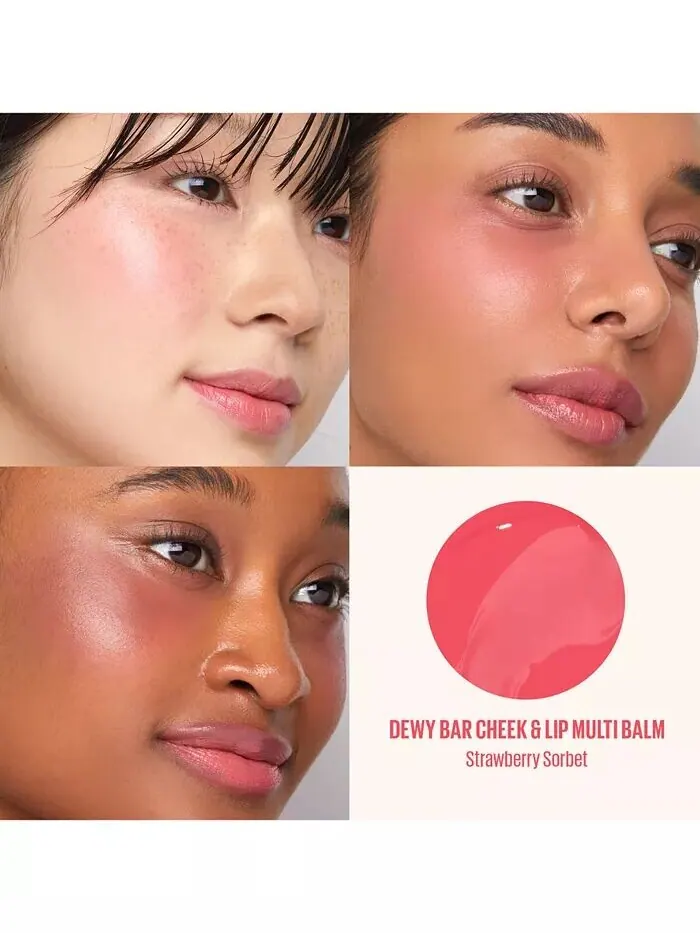 Румяна и бальзам для губ Dewy Bar Kaja, цвет STRAWBERRY SORBET — изображение 2 из 16