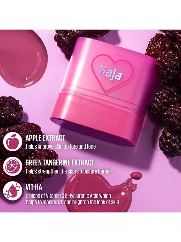 Румяна и бальзам для губ Dewy Bar Kaja, цвет STRAWBERRY SORBET — изображение 15 из 16
