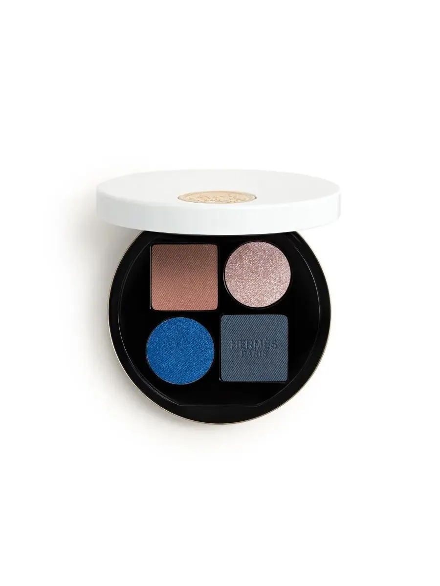 Набор пудр для век Ombres d'Hermès Powder Quartet For Eyes, 04 Ombres Marines — изображение 1 из 10