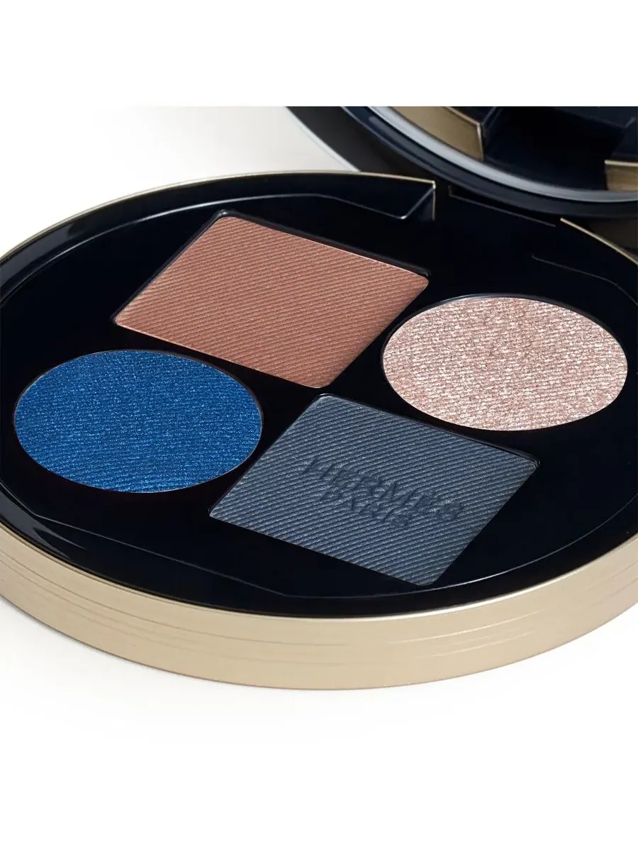 Набор пудр для век Ombres d'Hermès Powder Quartet For Eyes, 04 Ombres Marines — изображение 6 из 10