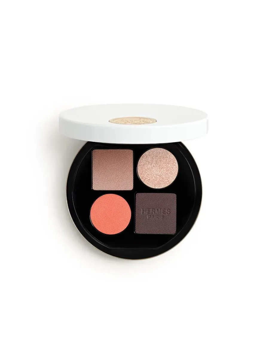 Набор пудр для век Ombres d'Hermès Powder Quartet For Eyes, 03 Ombres Fauves — изображение 1 из 10
