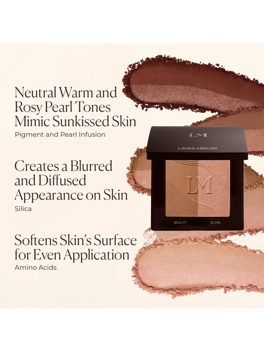 Laura Mercier Матовый и сияющий дуэт Bronze Color Infusion, 0,3 унции — изображение 8 из 10