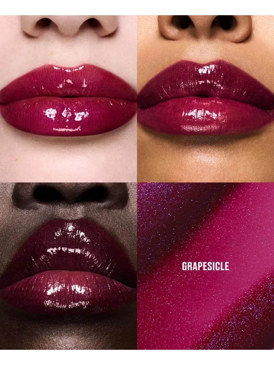 Масло для губ Cushion High-Pigment Oil, полноразмерный продукт Mac, grapesicle — изображение 3 из 4