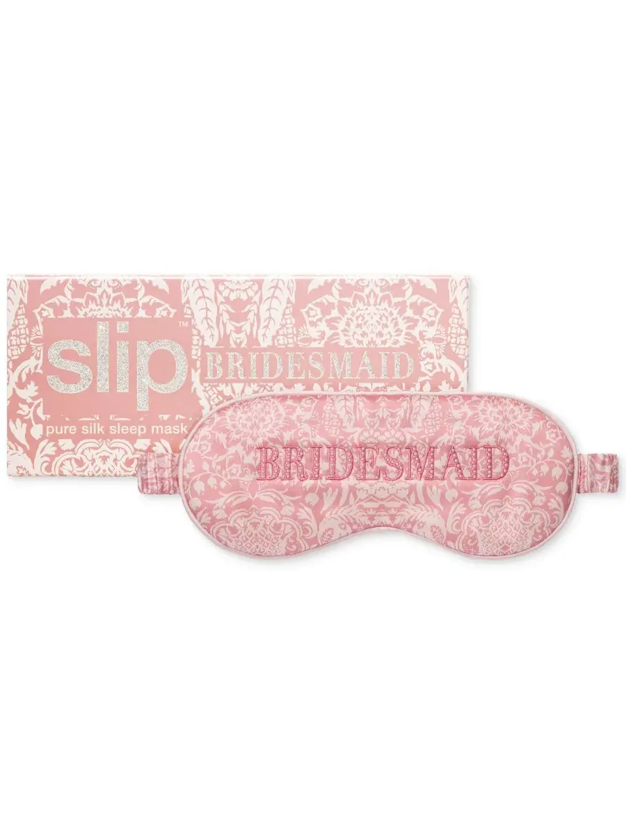 Маска для сна из чистого шелка, Bridesmaid Slip — изображение 1 из 14