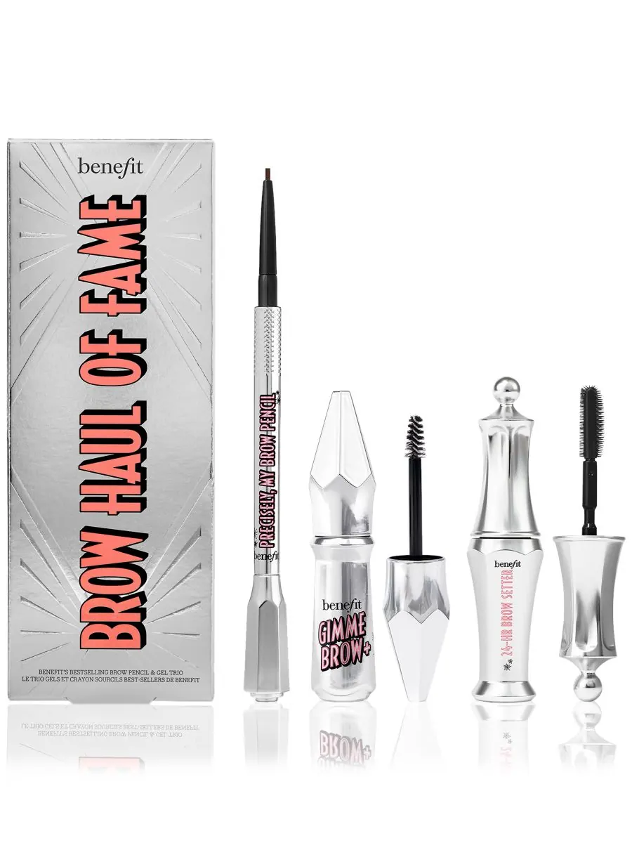 Набор из 3 предметов: карандаш и гель для бровей Brow Haul of Fame Benefit Cosmetics, цвет shade 5 — изображение 1 из 5