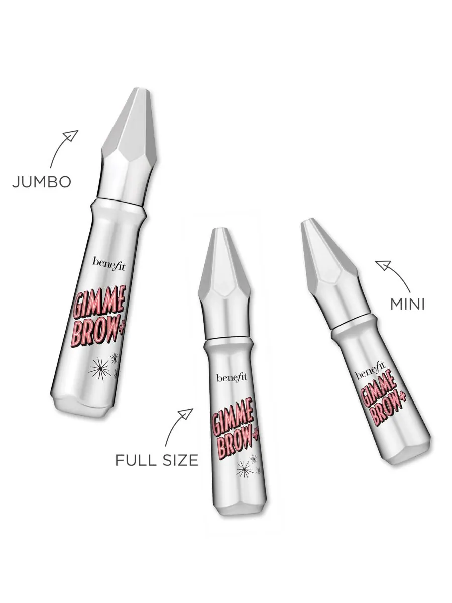 Gimme Brow+ Tinted Volumizing Eyebrow Gel Jumbo Benefit Cosmetics, цвет shade 1 — изображение 7 из 8