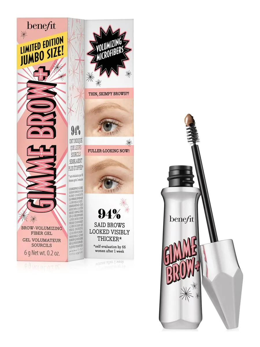 Gimme Brow+ Tinted Volumizing Eyebrow Gel Jumbo Benefit Cosmetics, цвет shade 4 — изображение 5 из 8
