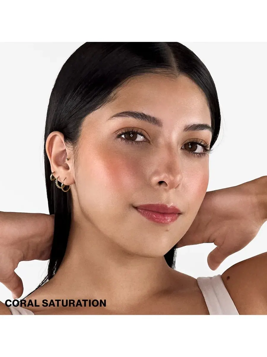 Палетка для лица Halo Sculpt + Glow с витамином Е Smashbox, Coral Saturation — изображение 2 из 8