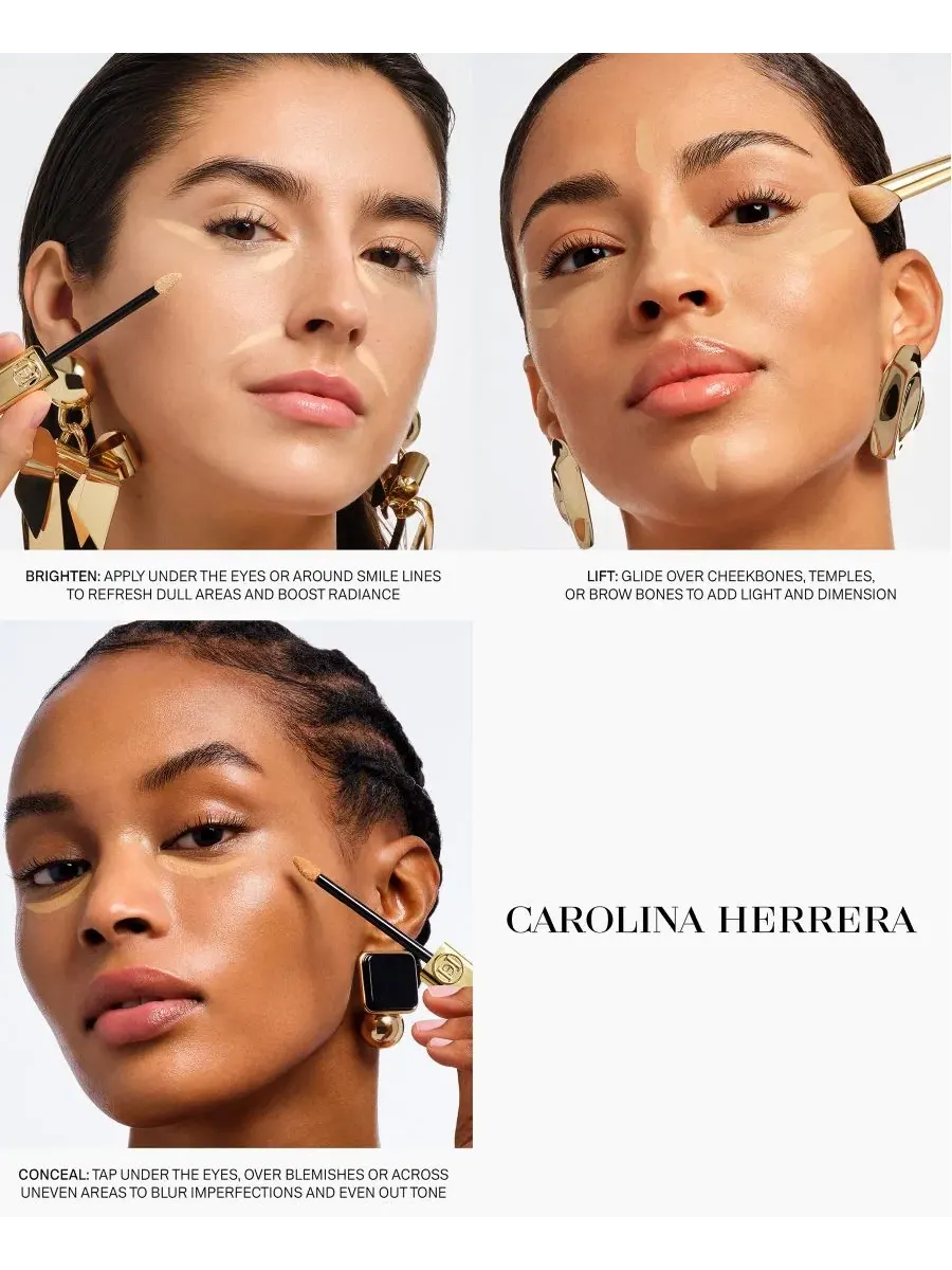 Осветляющий корректор Carolina Herrera Nude Couture Triple Moisture Brightener, 0.24 oz., Shade 5 — изображение 5 из 11