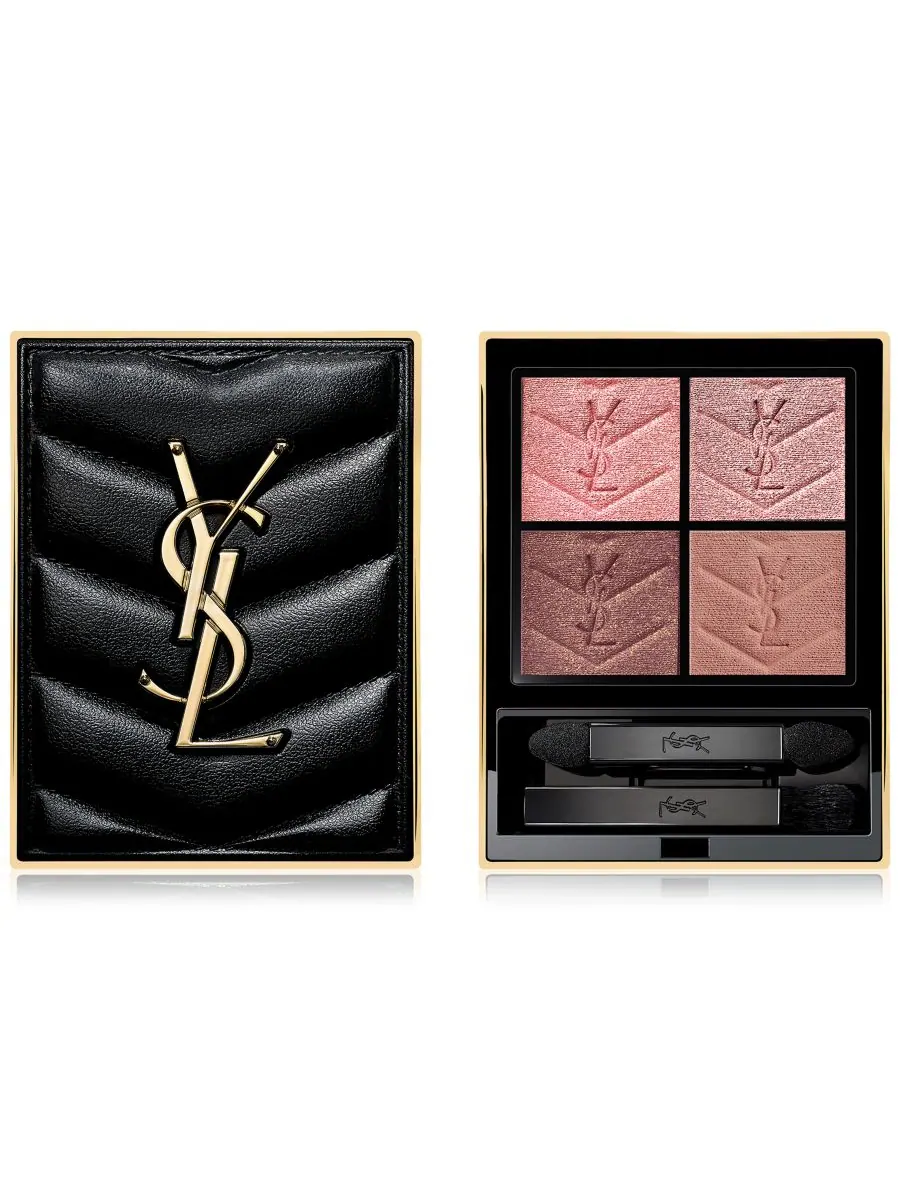 Мини-клатч для теней Couture Yves Saint Laurent, цвет 400 babylone roses - cool rosy — без цвета