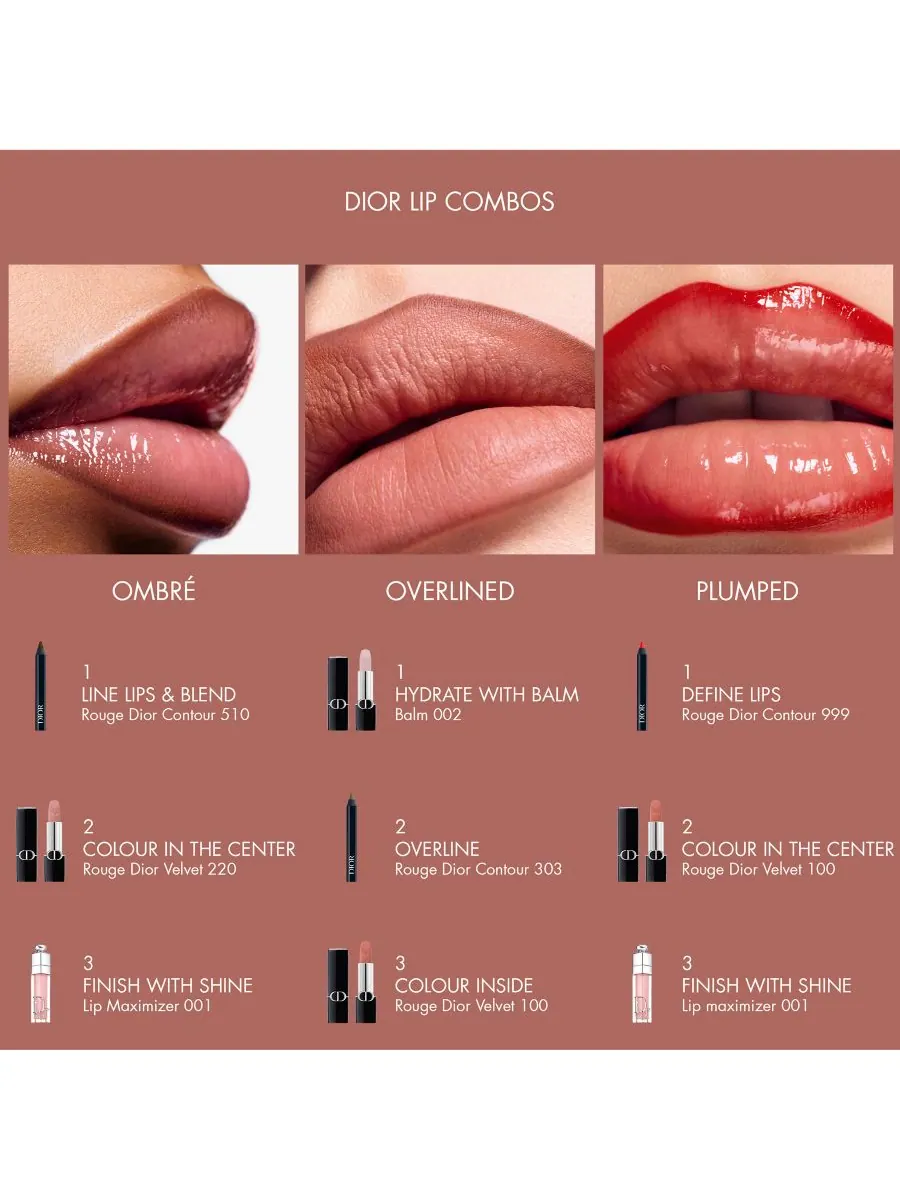 Карандаш для контурирования губ Rouge Contour Lip Liner Pencil DIOR, цвет 300 nude style - a bold — изображение 6 из 6
