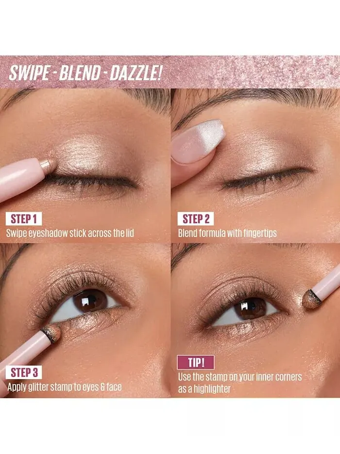 Двусторонние тени для век Wink Dazzle Kaja, цвет Petal Prism — изображение 2 из 14