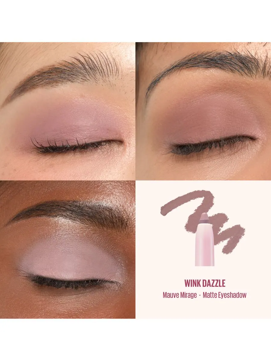 Двусторонний карандаш для теней Wink Dazzle Kaja, цвет mauve mirage — изображение 6 из 10