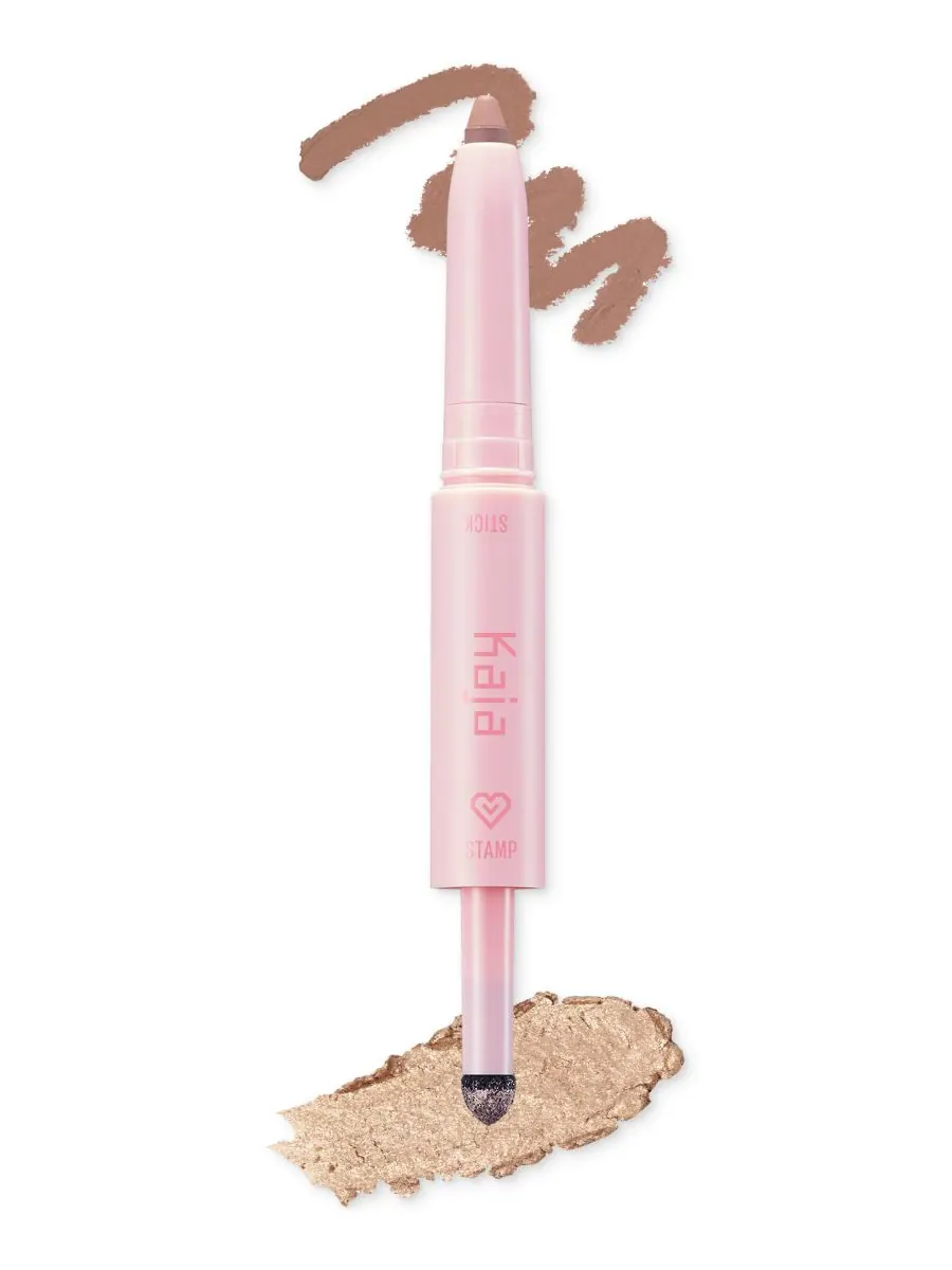 Двусторонний карандаш для теней Wink Dazzle Kaja, цвет mocha sparkle