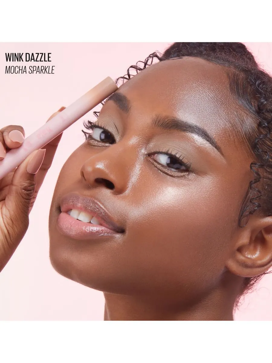 Двусторонний карандаш для теней Wink Dazzle Kaja, цвет mocha sparkle — изображение 2 из 10