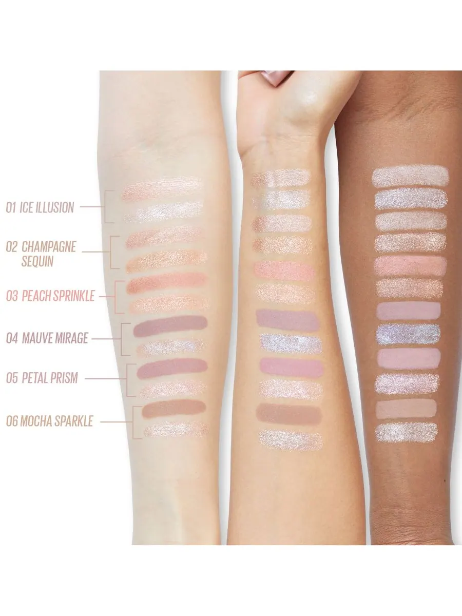 Двусторонний карандаш для теней Wink Dazzle Kaja, цвет mocha sparkle — изображение 4 из 10