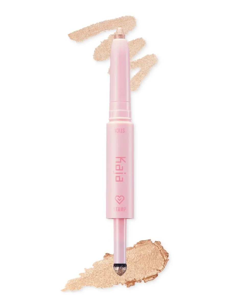 Двусторонний карандаш для теней Wink Dazzle Kaja, цвет champagne sequin