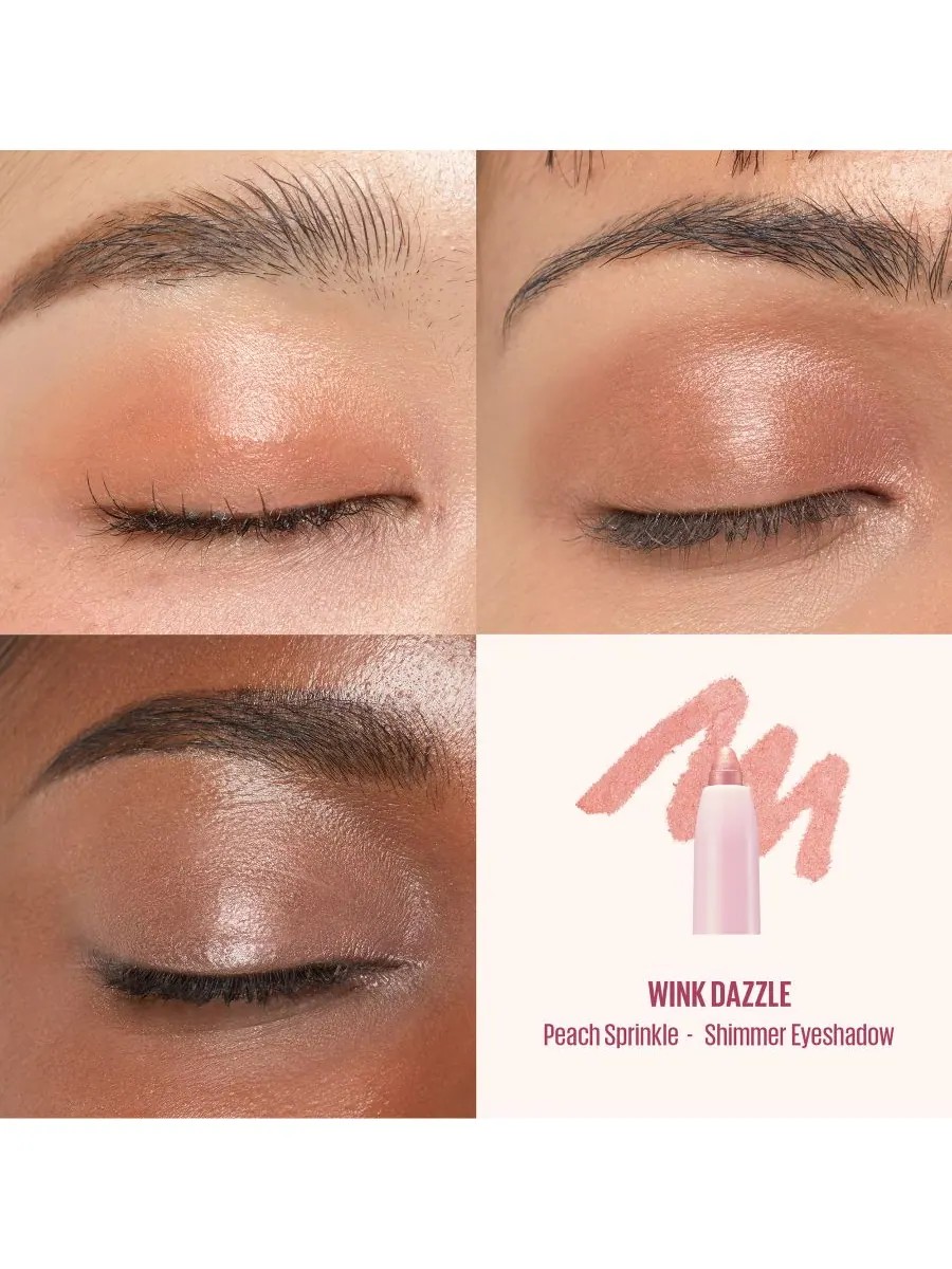 Двусторонний карандаш для теней Wink Dazzle Kaja, цвет peach sprinkle — изображение 7 из 10