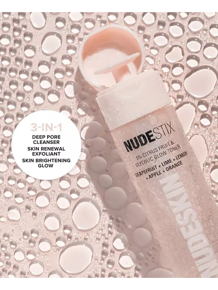 Тоник Nudestix — Для сияния с цитрусовыми и гликолевой кислотой Nudeskin, % — изображение 2 из 9